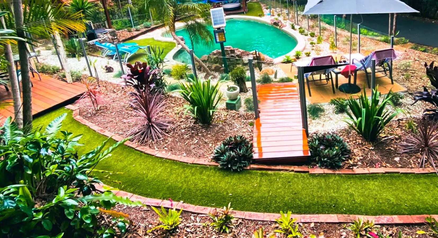 Outdoor Pool and Garden