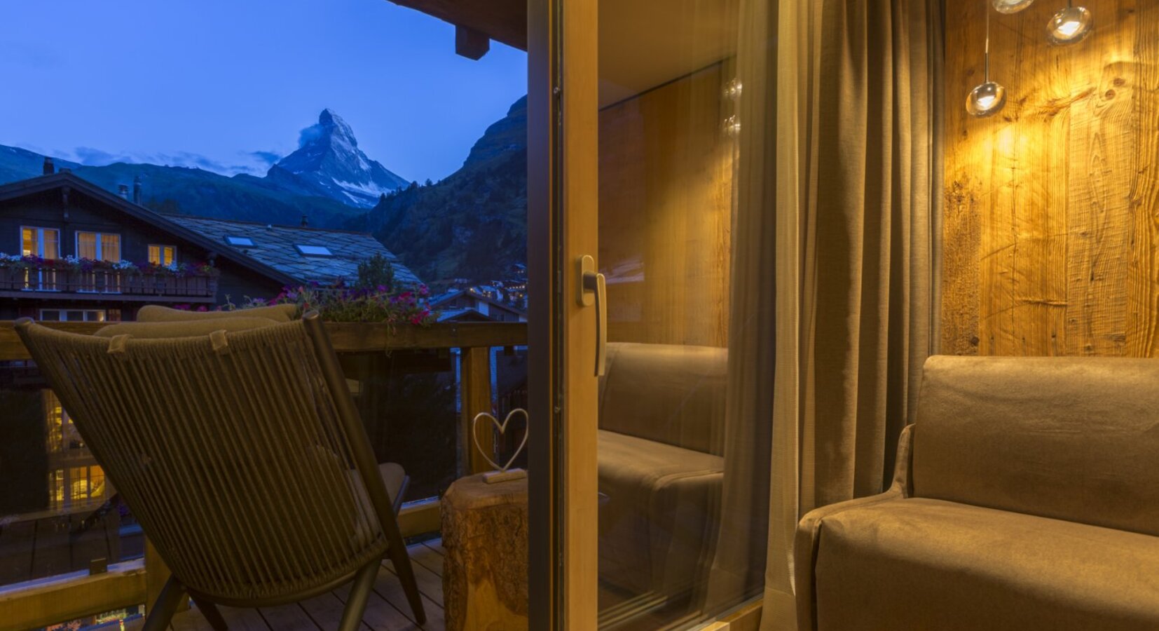 Private Balcony with Matterhorn View