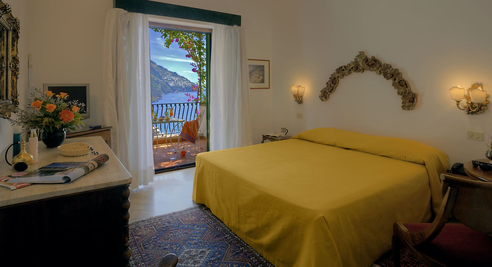 Double Room with a view of Positano and the sea - Hotel Poseidon - Positano