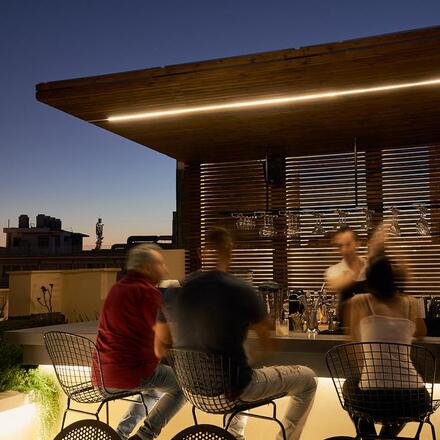 Rooftop bar