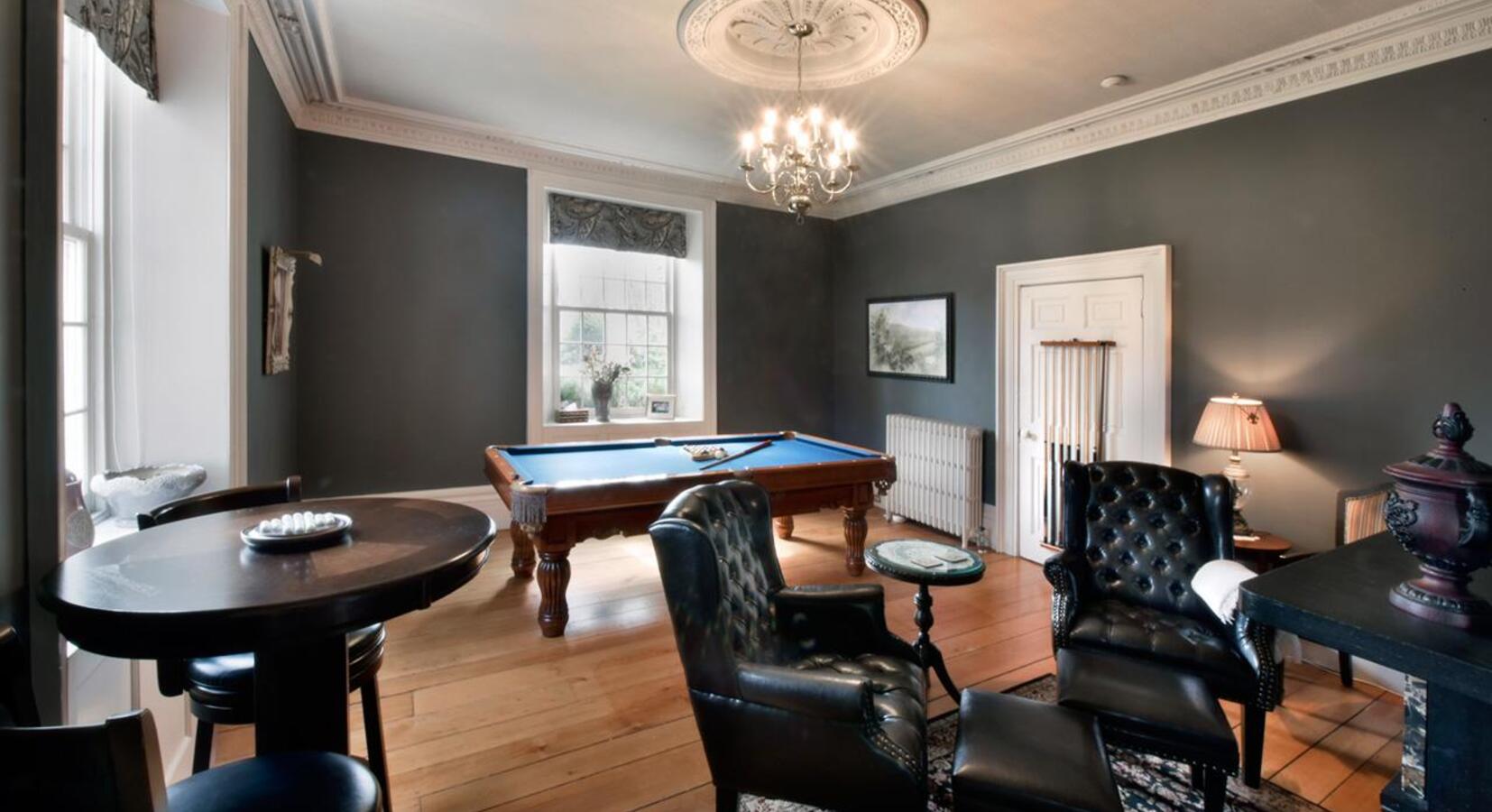 Billiards room