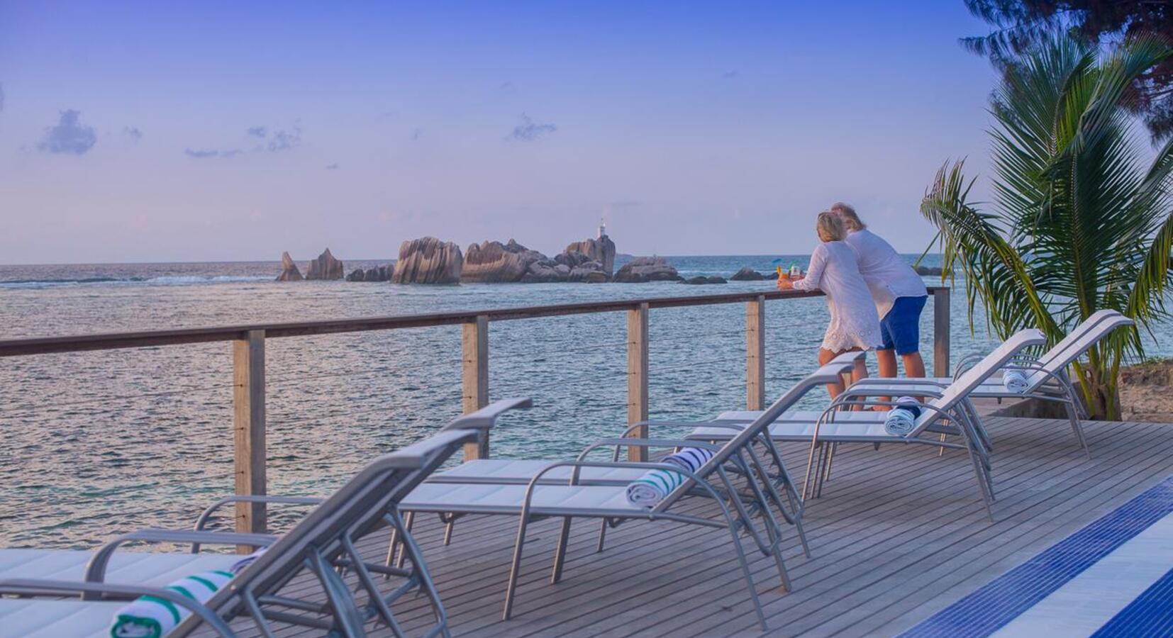 Hotel sun loungers