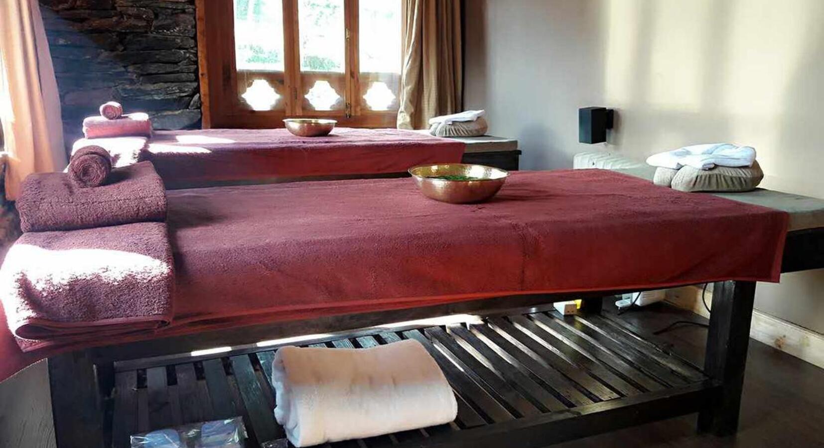 Hotel spa treatment room