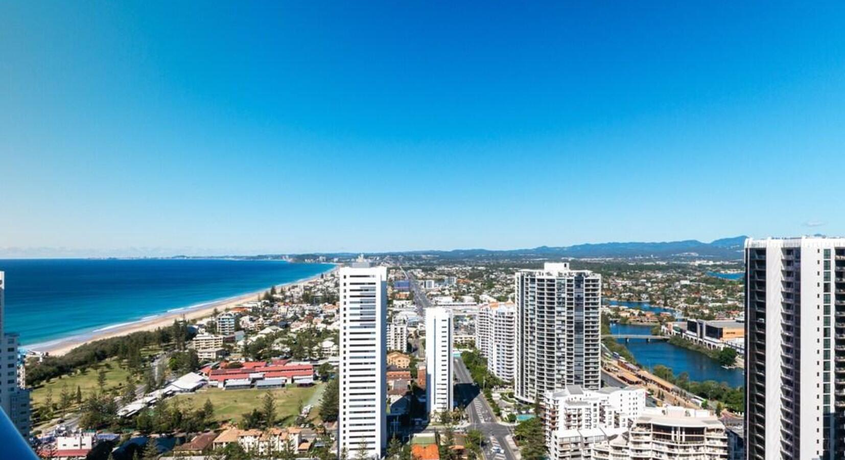 Aerial View of Gold Coast