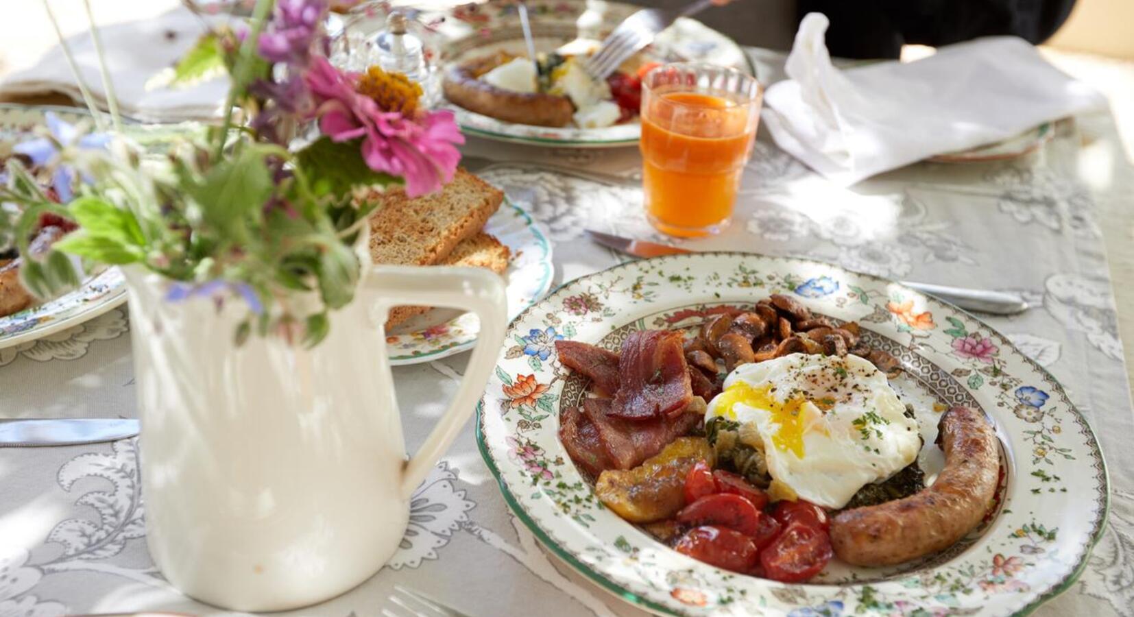 Breakfast spread