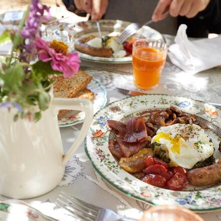 Breakfast spread