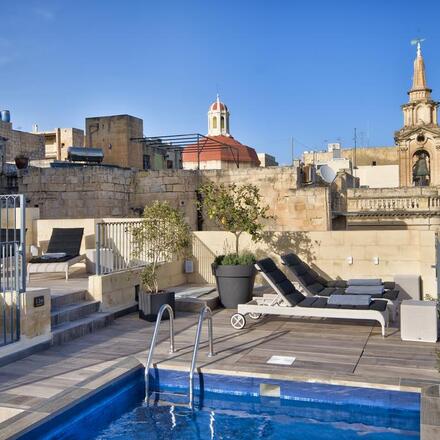 Rooftop pool and terrace