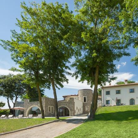 Hotel and gardens