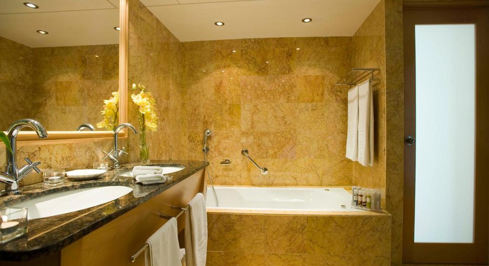 Marble bathroom