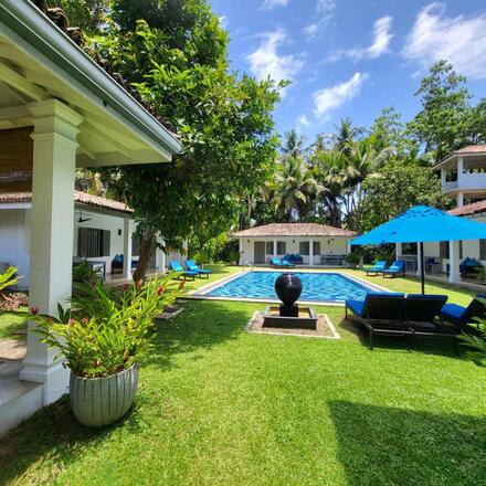 Garden and pool