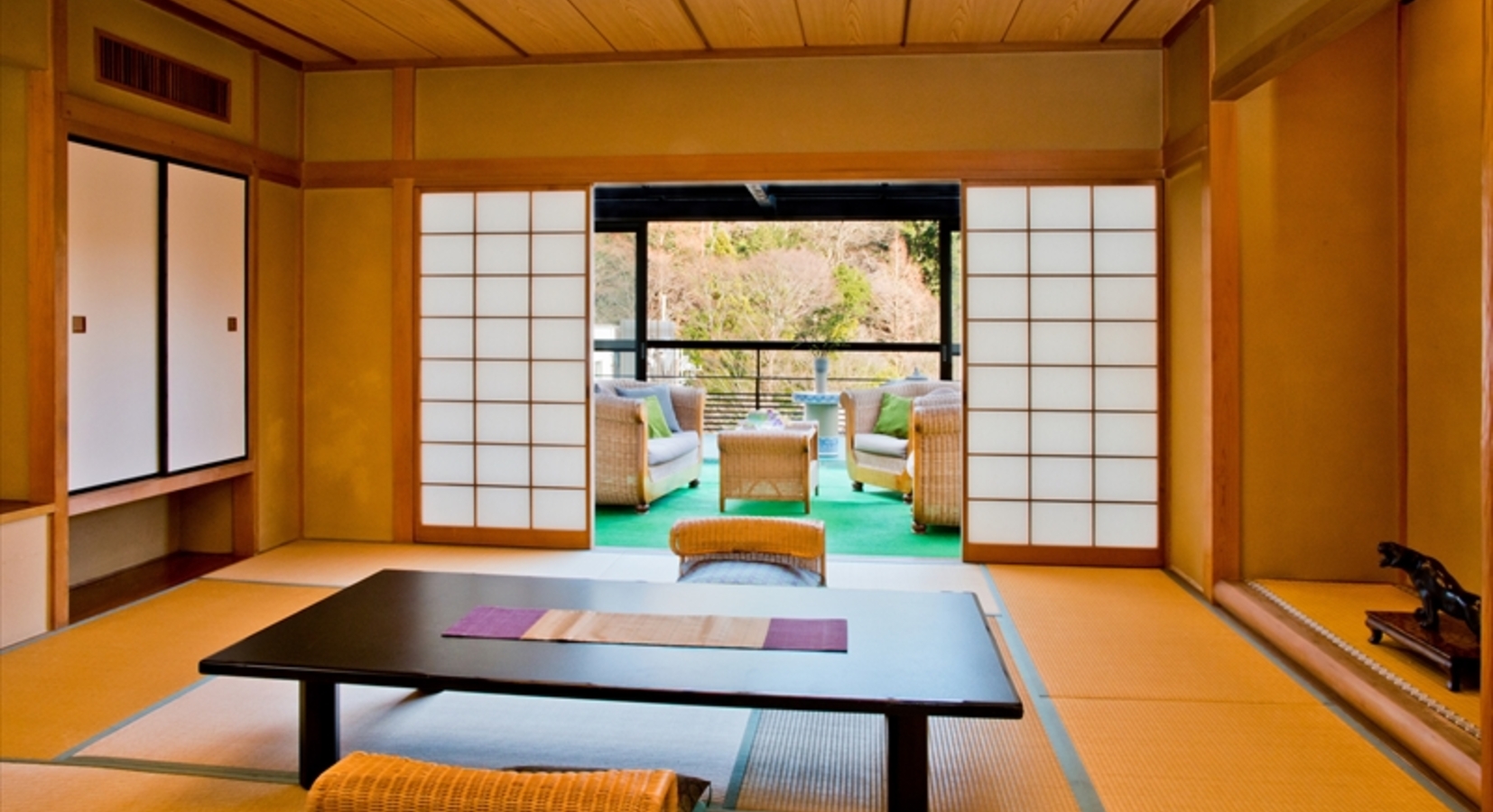 Room leading onto verandah