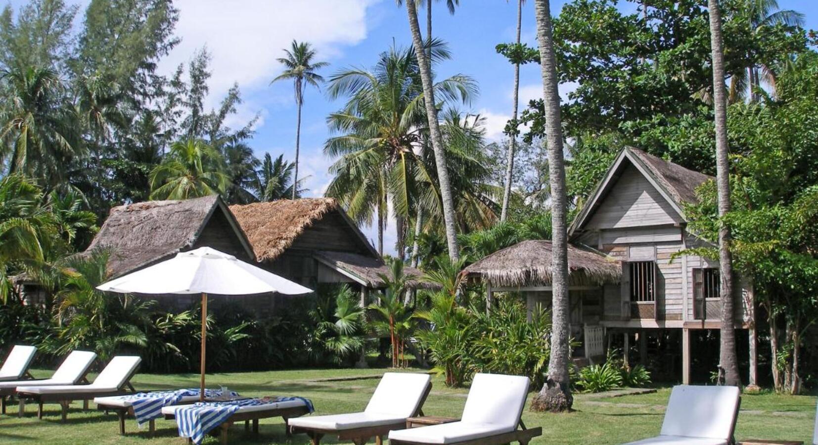 Exterior and poolside loungers