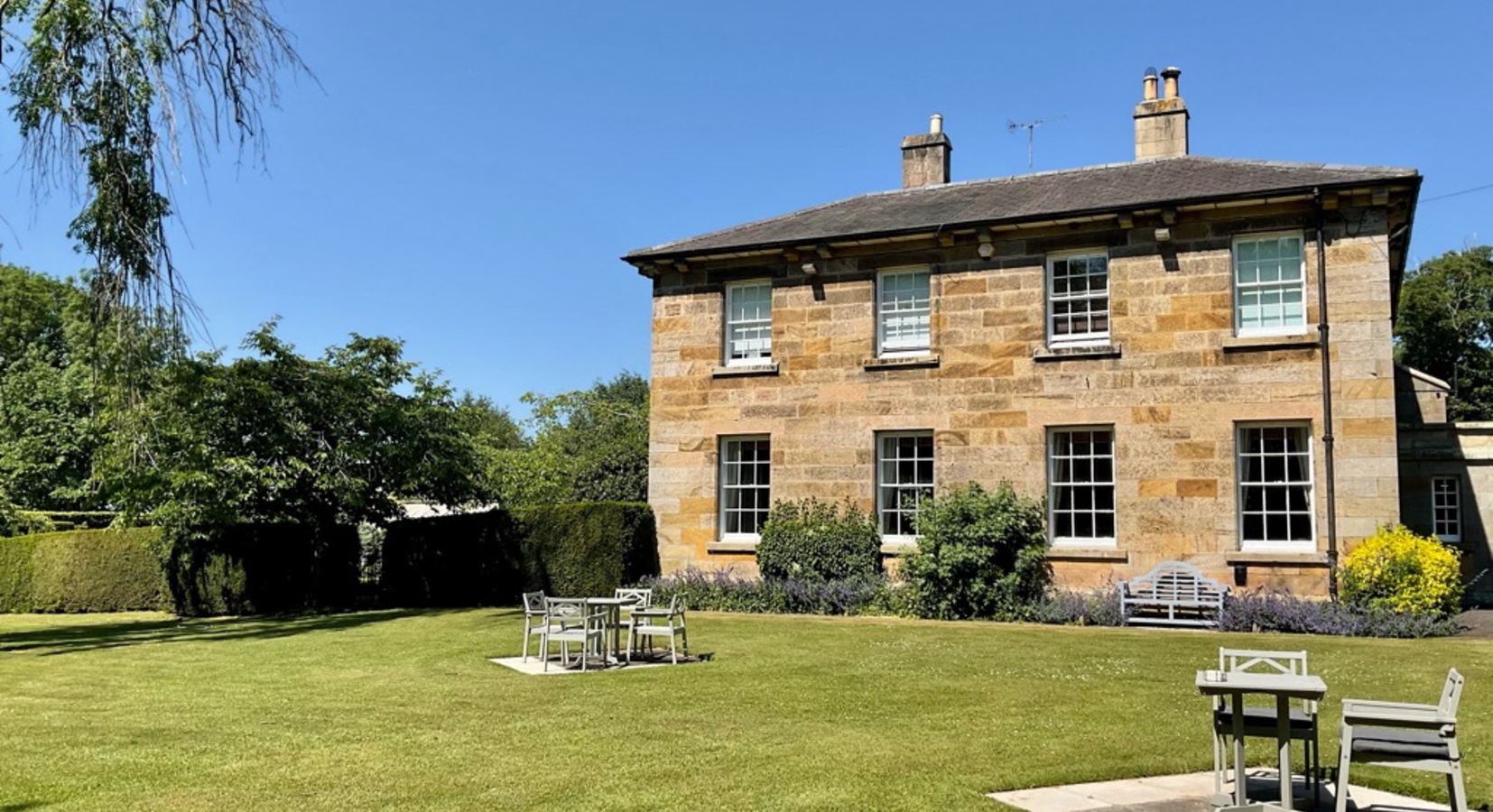 Side Garden of Chatton Park House