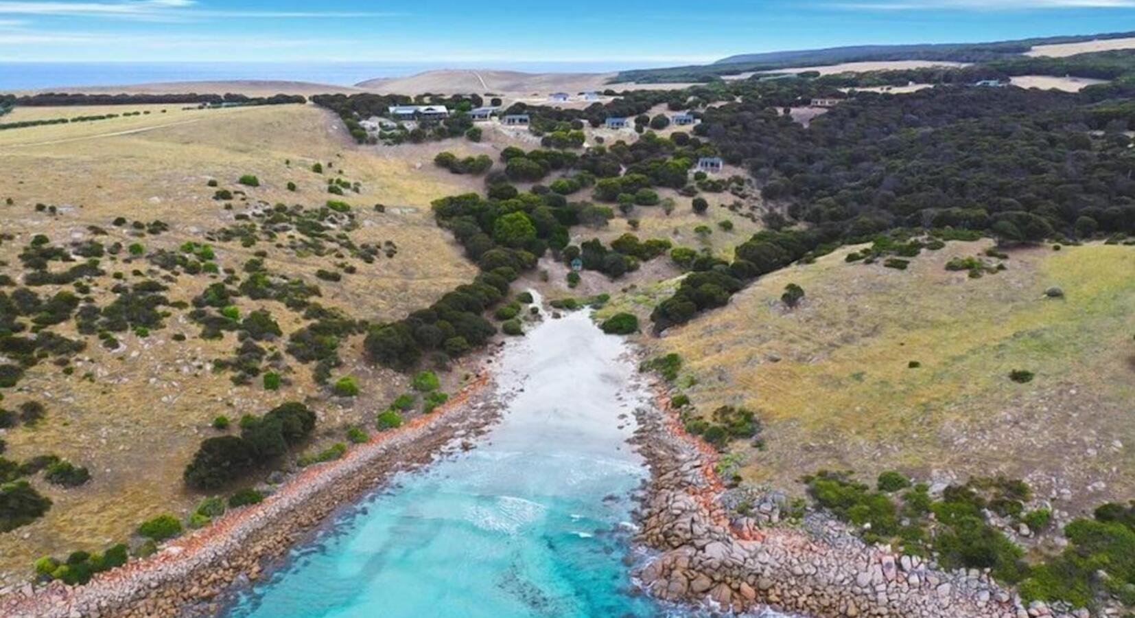 Aerial View of Island