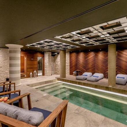 Spa with indoor pool