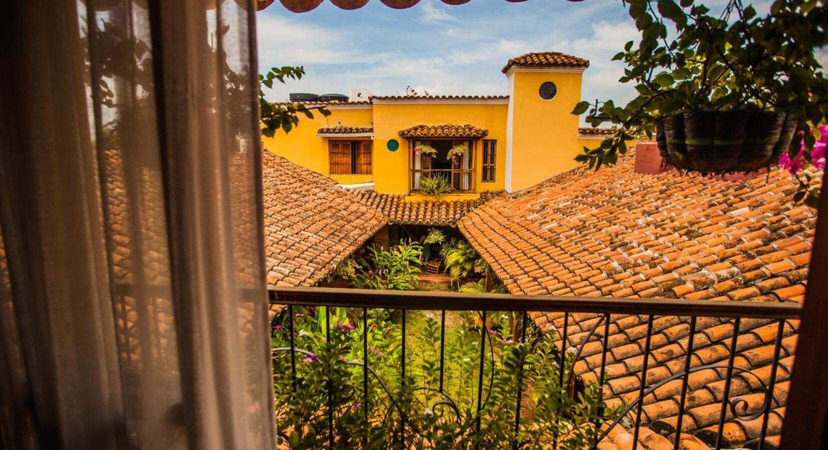 View of interior patio