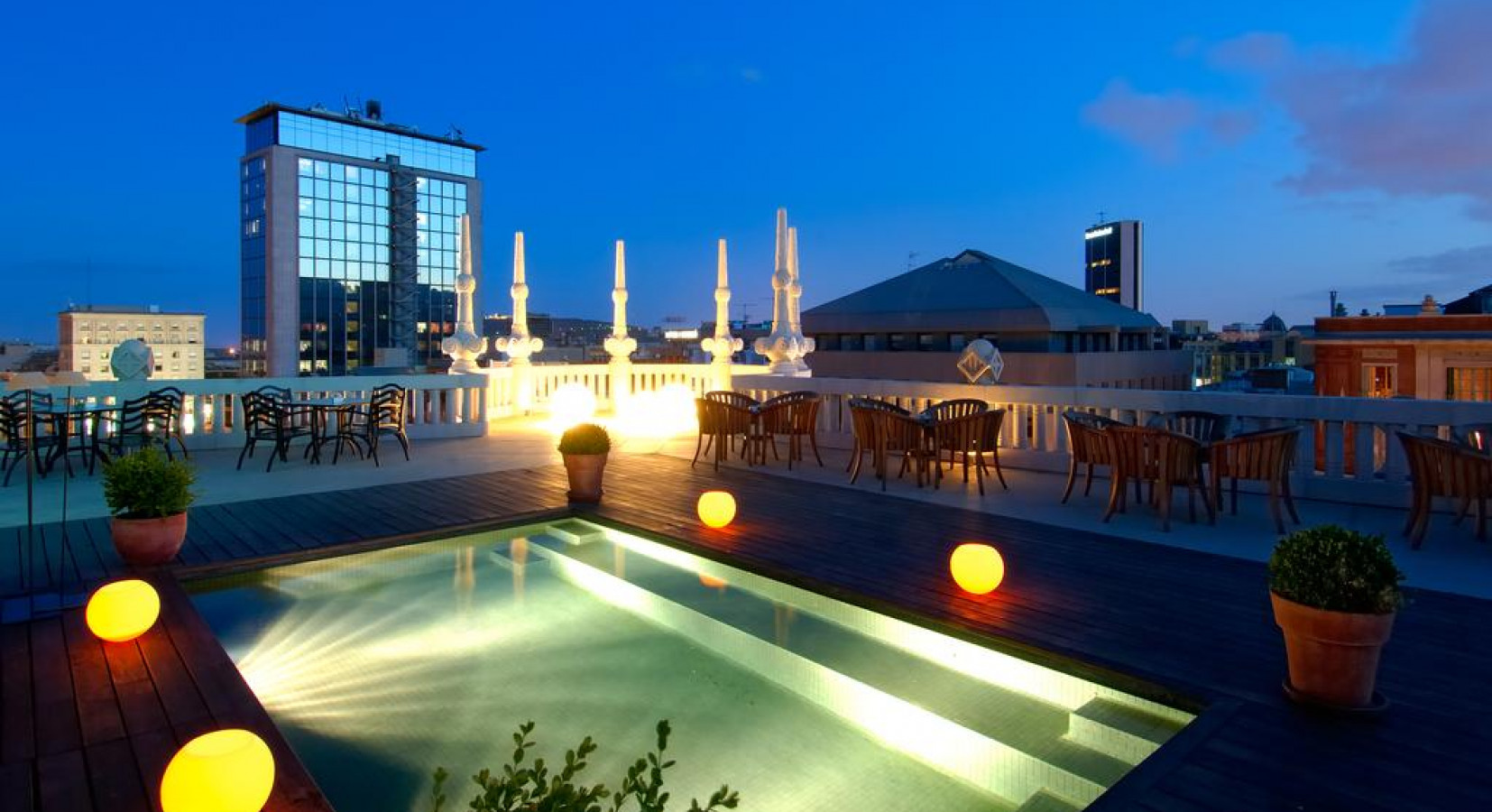 Roof Terrace Night View