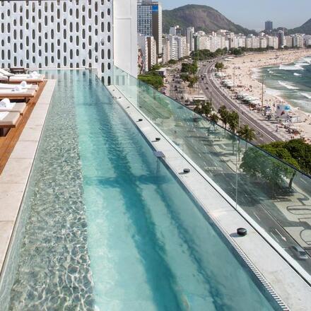 Rooftop pool