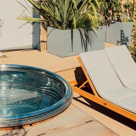 Roof Terrace with hot tub