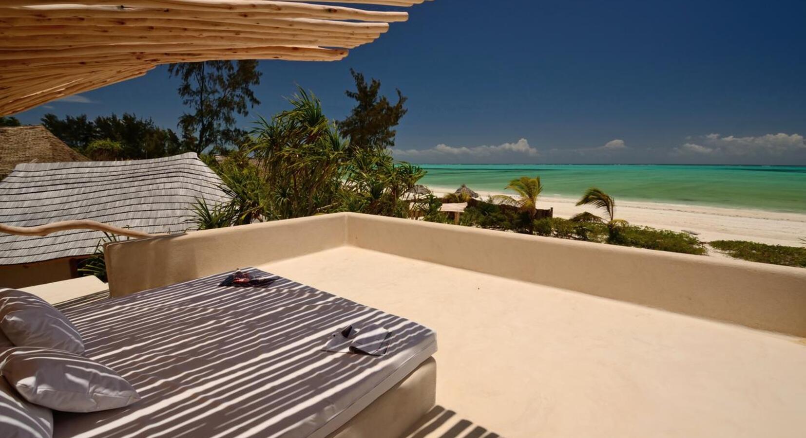 Beachfront one-bedroom villa