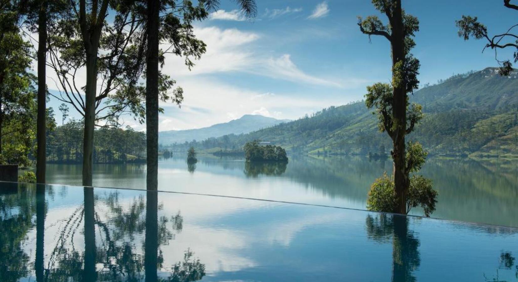 Infinity Pool with Reservoir Views