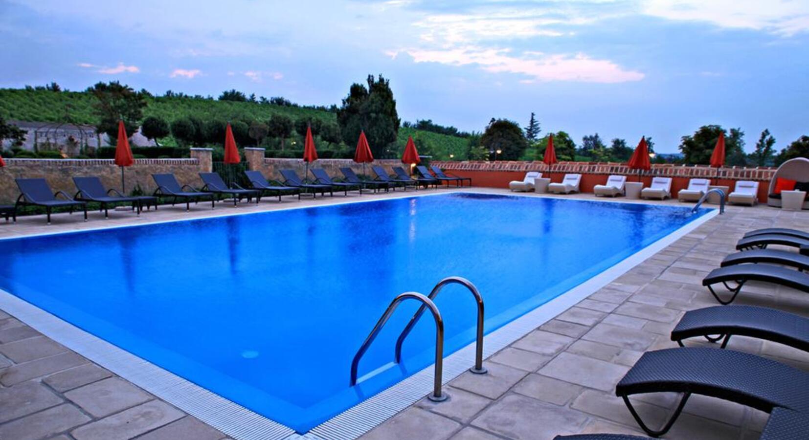 Outdoor pool and terrace