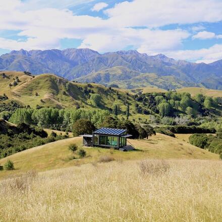 This One-Room Pod is Outfitted With A Bed, Table, Shower and Cooking Hobs and BBQ