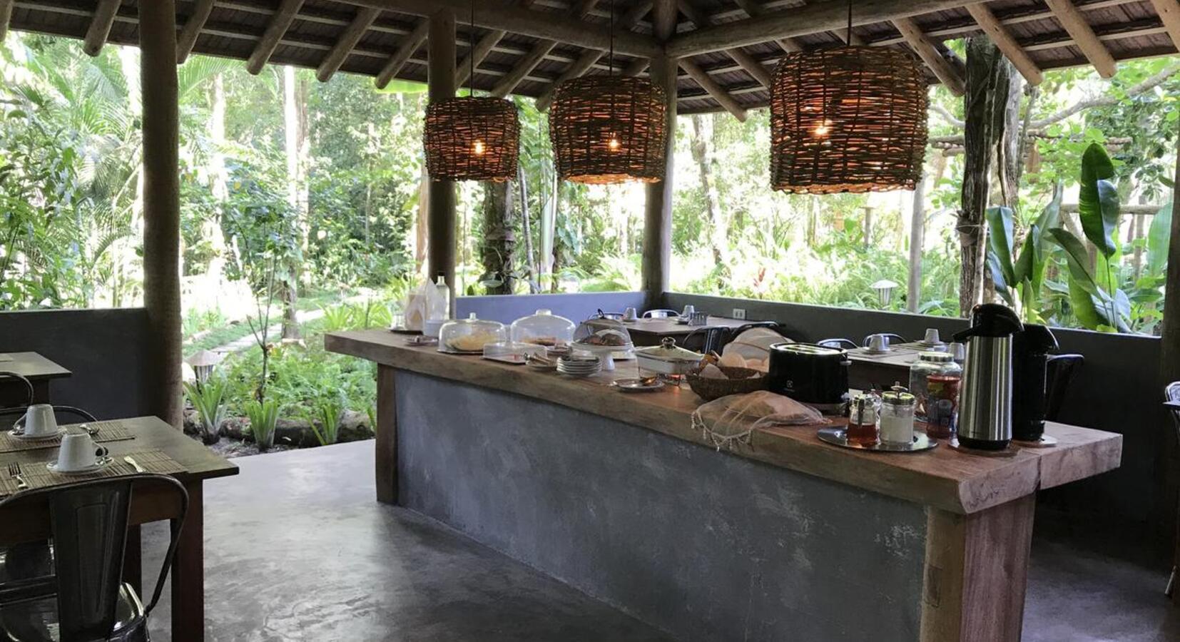 Hotel breakfast area