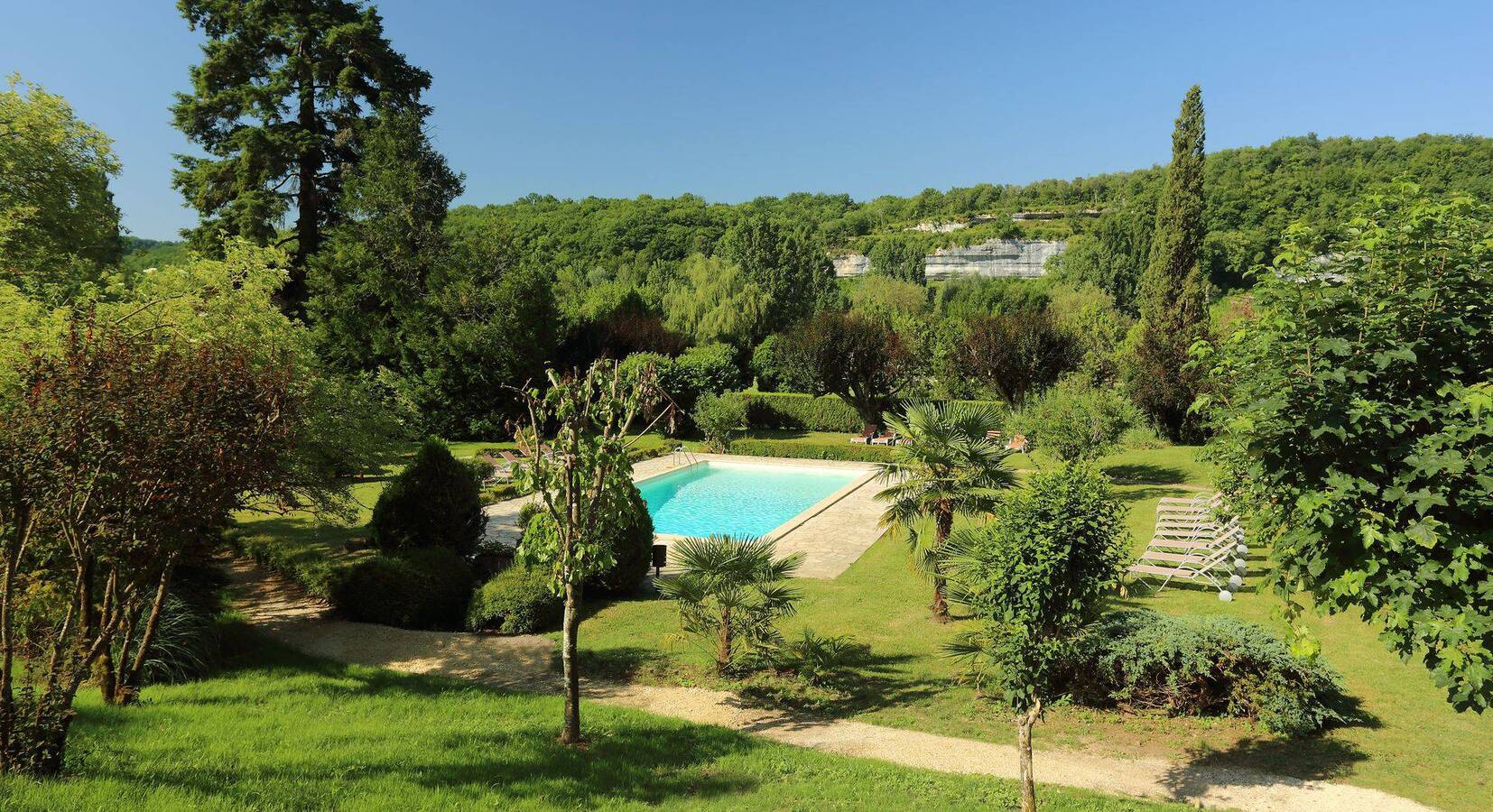 Pool and gardens