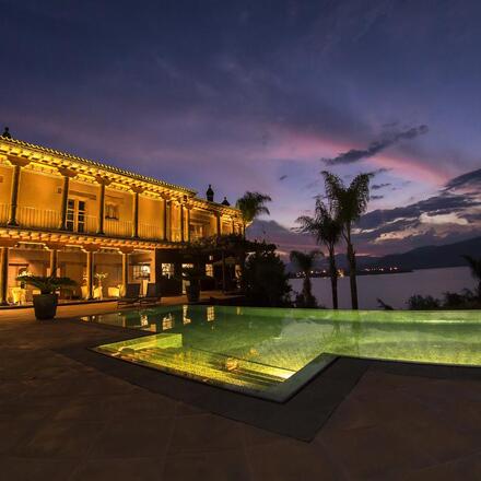 View of hotel and pool