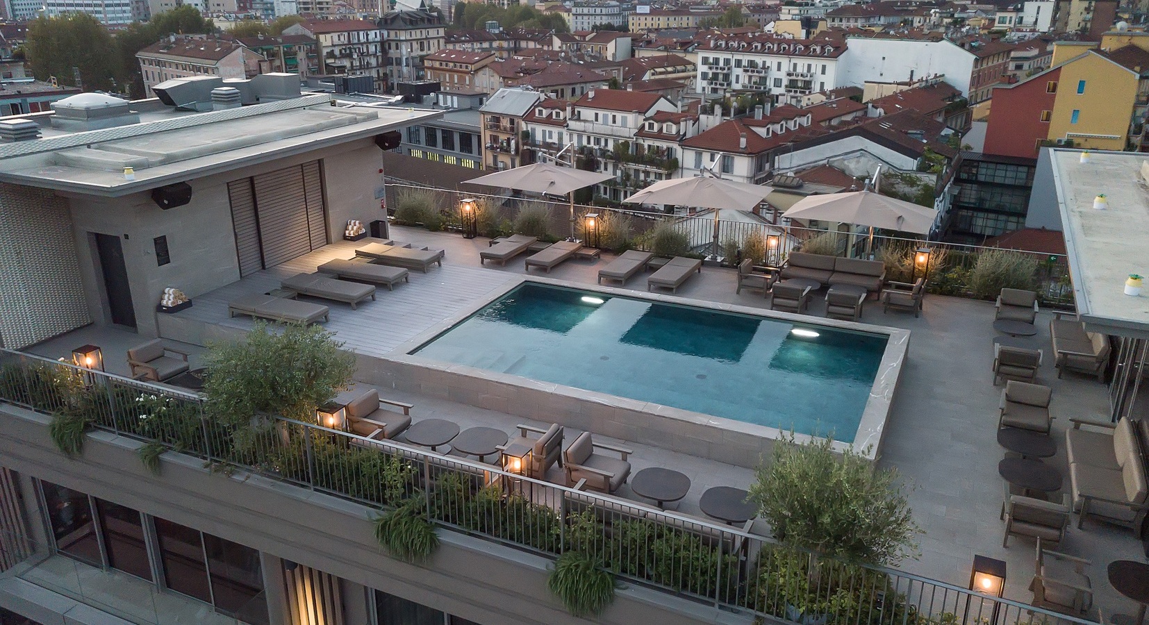 Roof Terrace and Pool