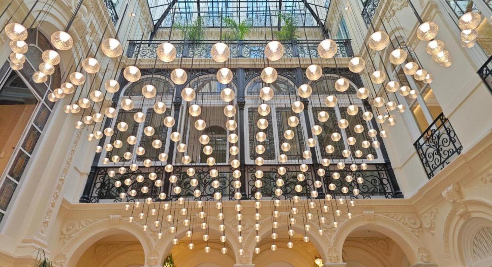 Atrium above breakfast room