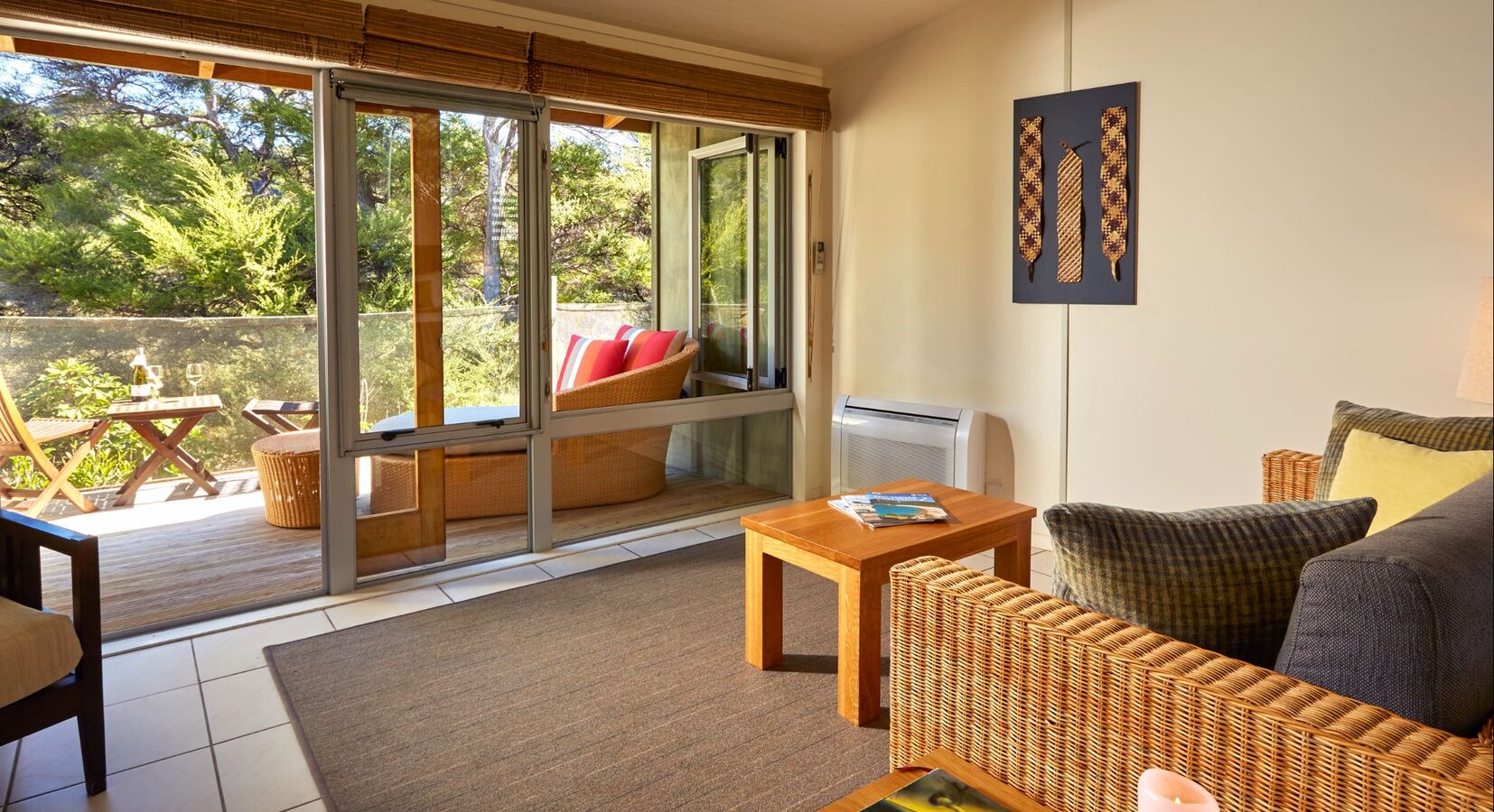 Awaroa Lodge Superior Suite with balcony