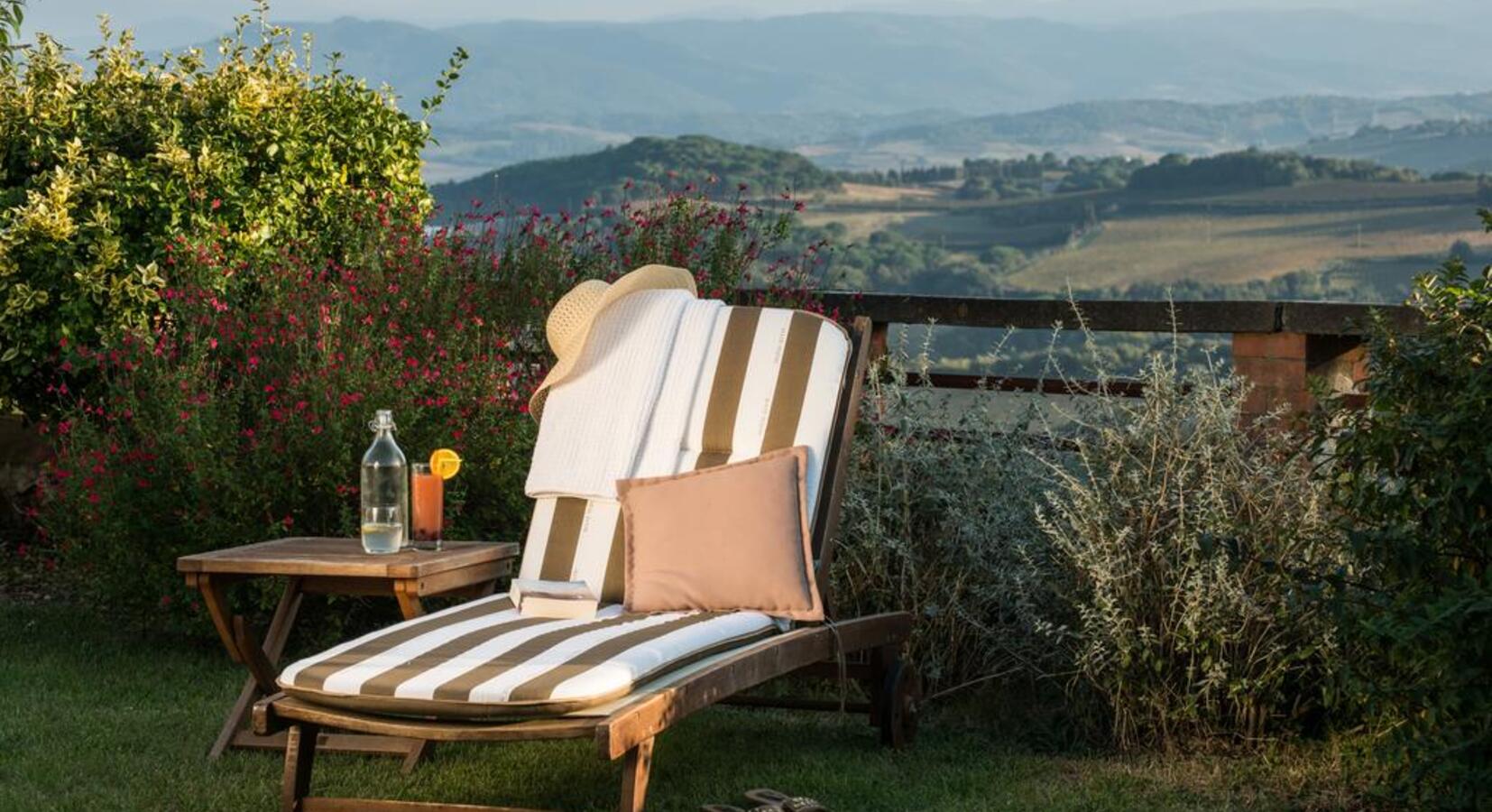 Sun Lounger in Garden