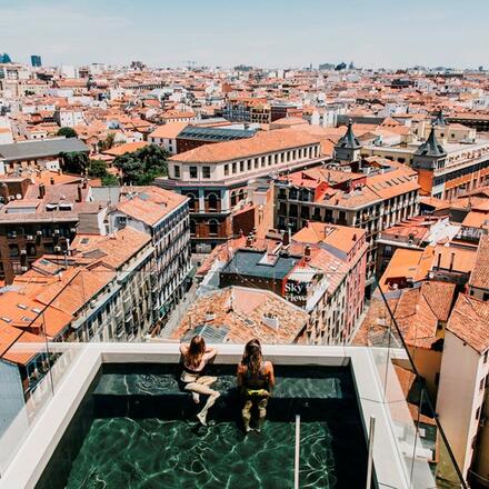 Rooftop terrace and pool