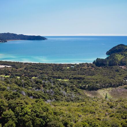 Awaroa Lodge aerial