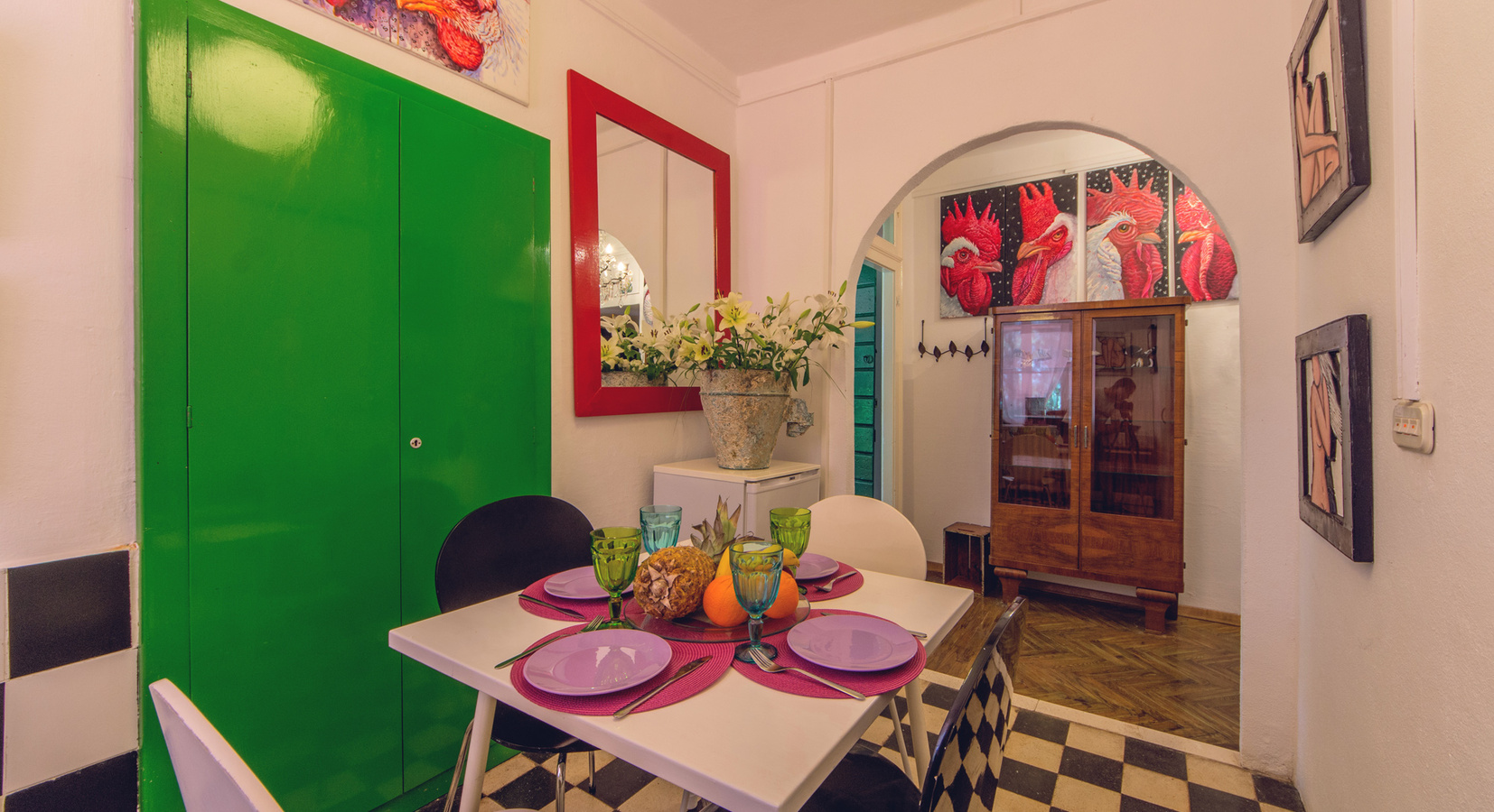 Villa Jacomina interior view, the kitchenette