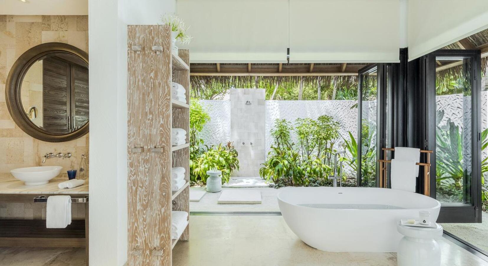 Bathroom of garden villa