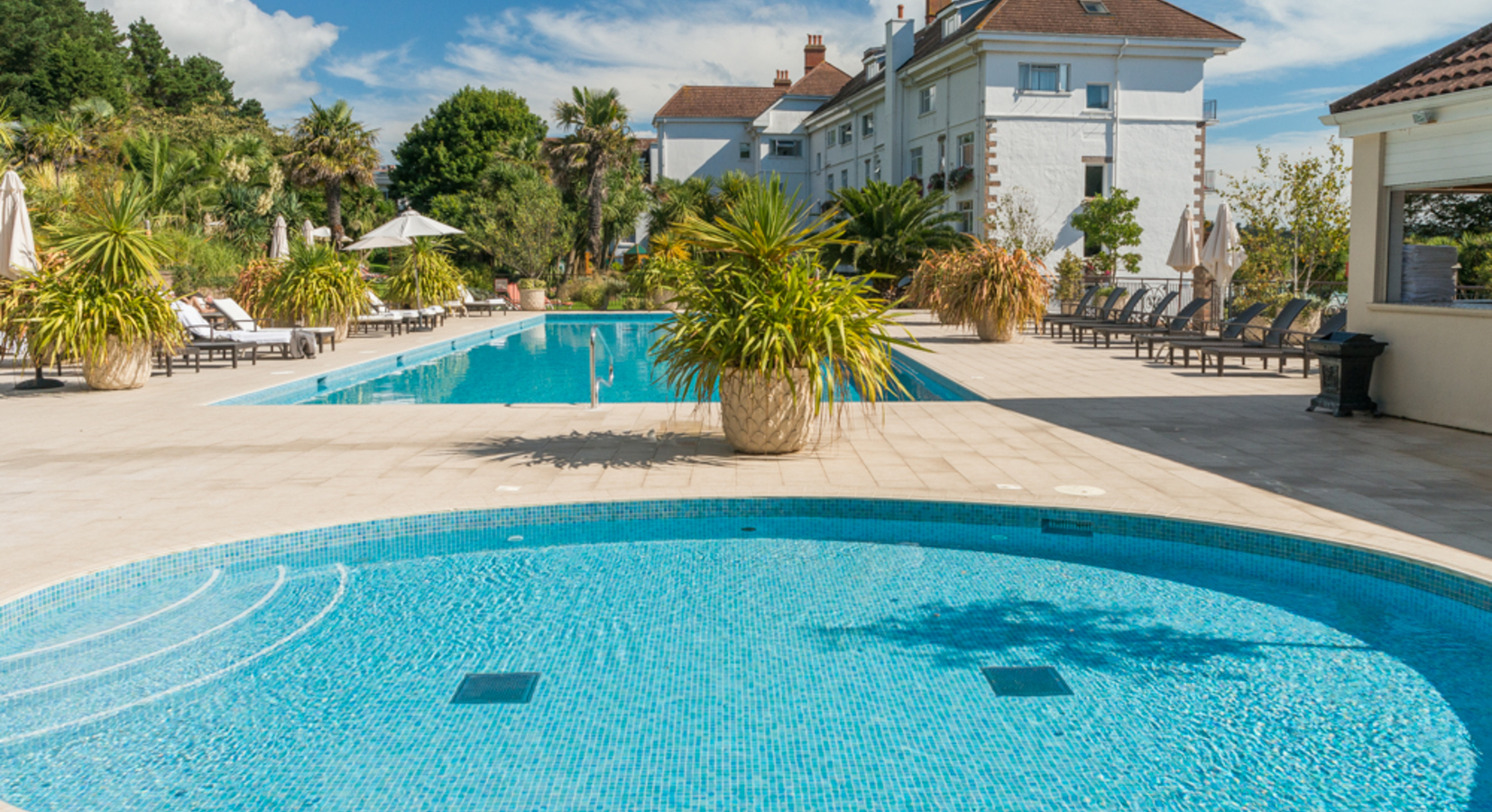 Exterior and pool