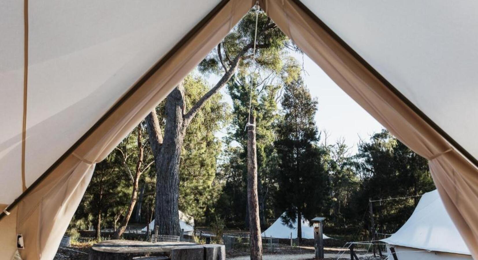 View from Glamping Tents