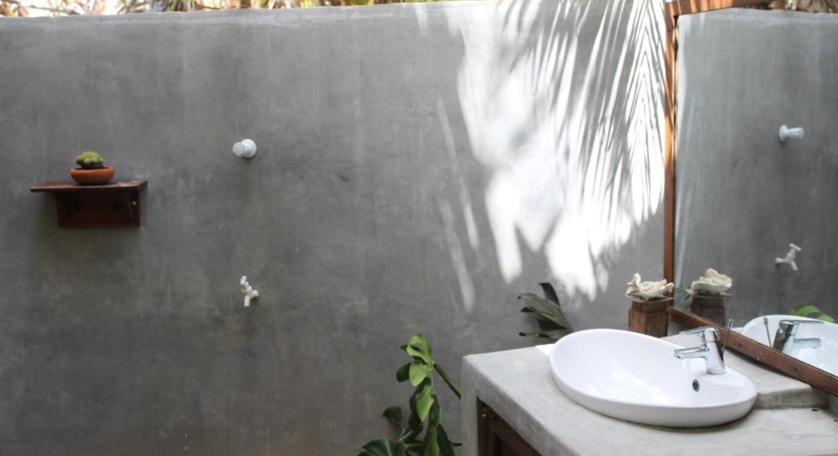 Outdoor bathroom