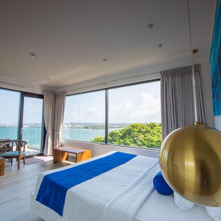 Double Bedroom with Sea Views