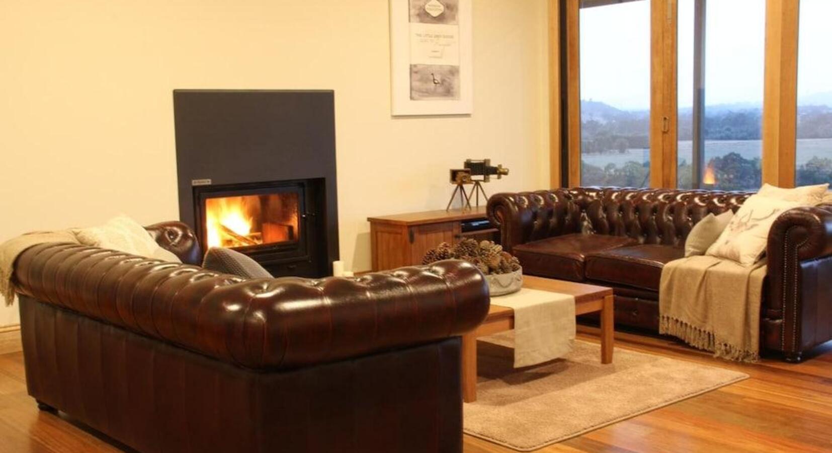 Shared Lounge with Fireplace