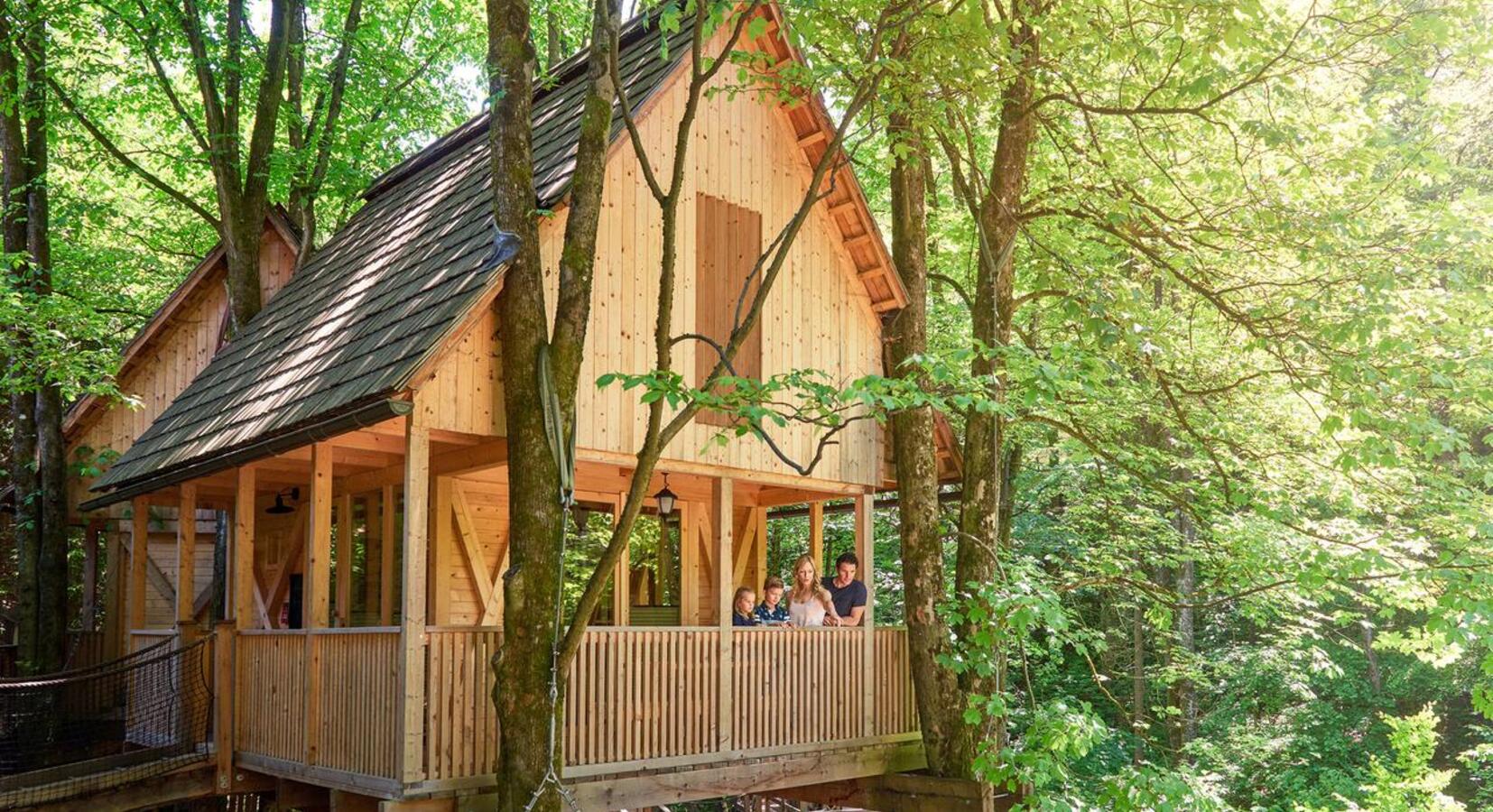 Two-bedroom treehouse