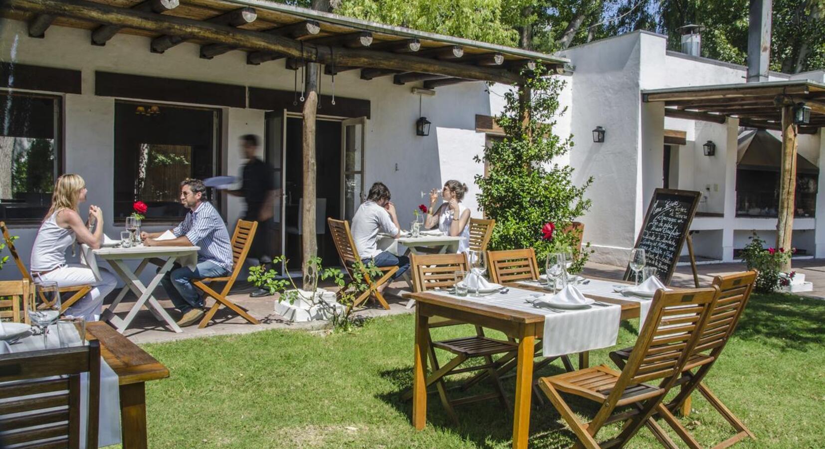 Restaurant terrace