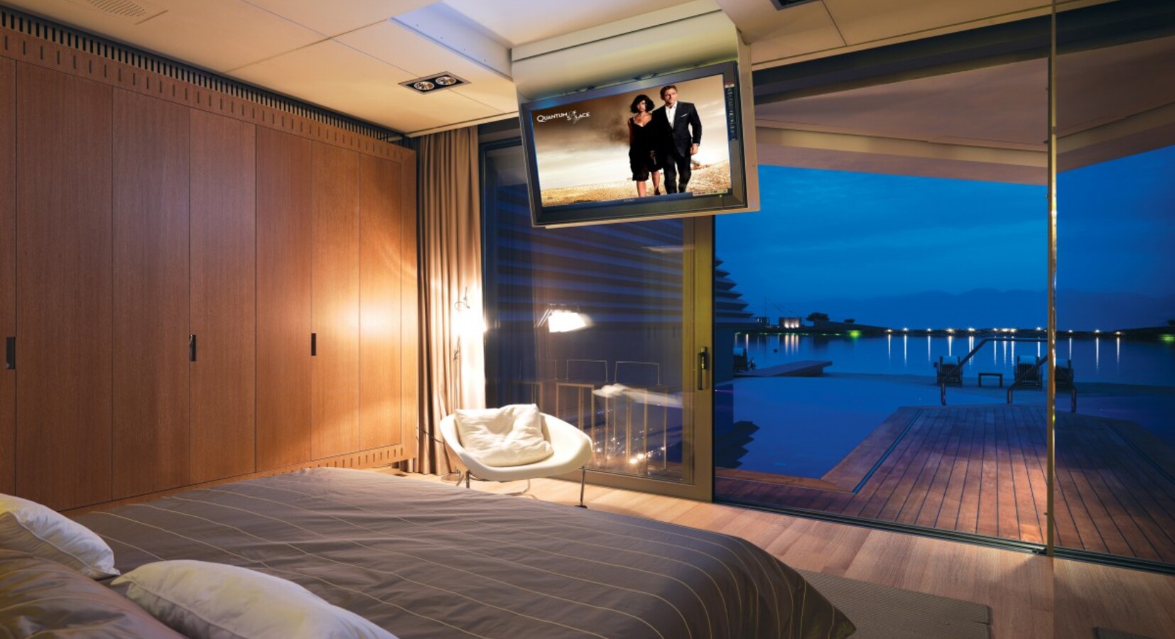 Yachting villa bedroom