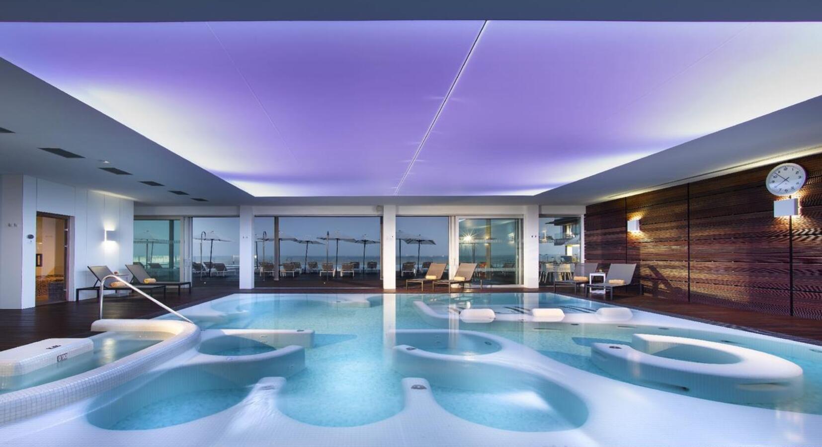 Indoor pool and spa