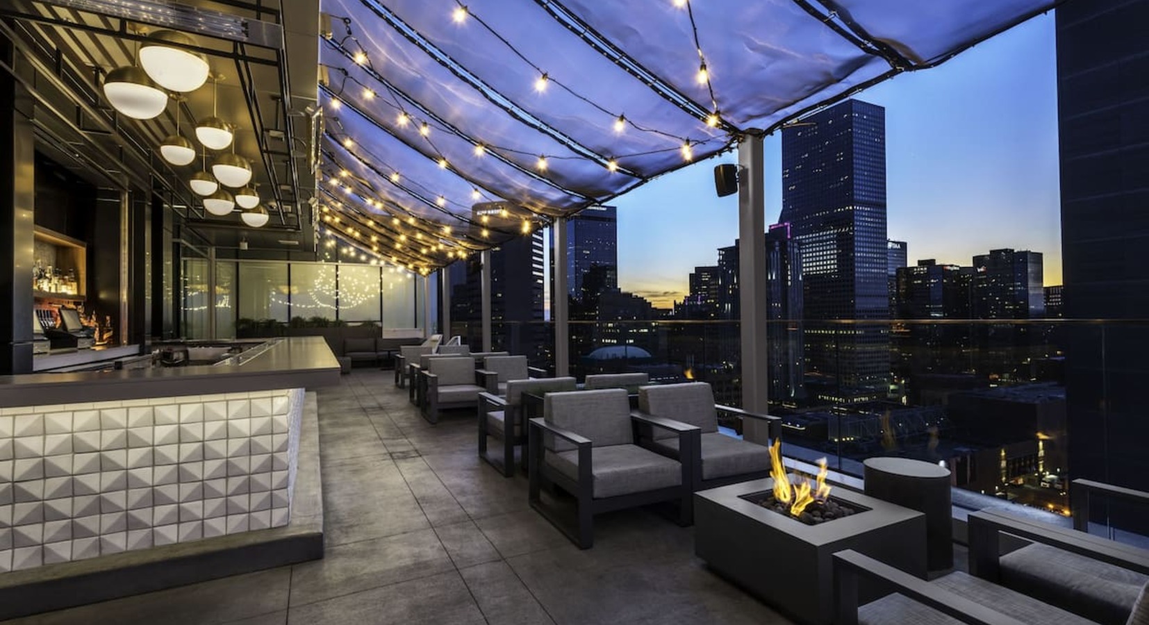 Rooftop bar