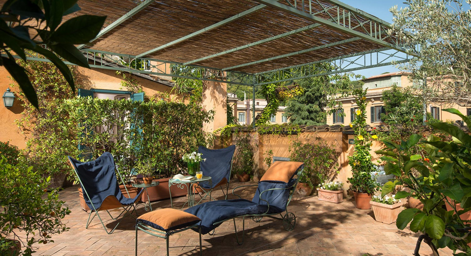 Rome room's private terrace