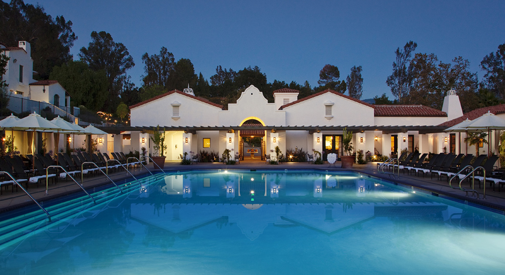 Pool Night View